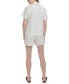 ფოტო #1 პროდუქტის Women's Basket-Weave-Texture Shorts