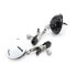 Фото #2 товара Nipple Clamps with Bell Black/White