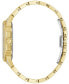 ფოტო #2 პროდუქტის Men's Crystal Octava Gold-Tone Stainless Steel Bracelet Watch 40mm