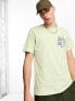 PS Paul Smith t-shirt with ghost back print in green