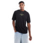 ONLY & SONS relaxed fit t-shirt with decades back print in black