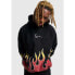 Karl Kani Small Signature Flame Os Hoodie M 6021649