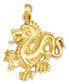 ფოტო #1 პროდუქტის 14k Gold Charm, Small Dragon Charm