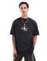 Calvin Klein Jeans archival monologo t-shirt in black