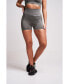 Фото #2 товара Women's Fortel Recycled Ruched Booty Shorts - Petrol Marl