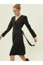 Kadın Siyah Çizgili Elbise 0KAK88764PW