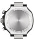 Men's Swiss Chronograph T-Race Black Strap Watch 45mm
