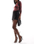 Фото #2 товара ASOS DESIGN tailored wrap skort in black