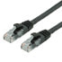 VALUE UTP Cable Cat.6 - halogen-free - black - 7m - 7 m - Cat6 - U/UTP (UTP) - RJ-45 - RJ-45 - фото #2