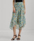 ფოტო #1 პროდუქტის Women's Floral Handkerchief Midi Skirt