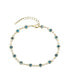 ფოტო #1 პროდუქტის Gold Flash Plated Evil Eye Bracelet, 7.5" Length