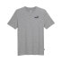 Puma Essentials No1 Logo Crew Neck Short Sleeve T-Shirt Mens Grey Casual Tops 67