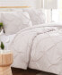 Фото #4 товара Pintuck 2 Piece Duvet Cover and Sham Set, Twin/Twin XL