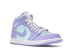 Фото #4 товара Кроссовки Nike Air Jordan 1 Mid Purple Aqua (Голубой)