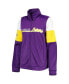 ფოტო #3 პროდუქტის Women's Purple Los Angeles Lakers Change Up Full-Zip Track Jacket