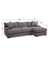 Rhyder 2-Pc. Fabric Sectional Sofa with Chaise, Created for Macy's