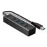 Фото #3 товара lindy 43324 хаб-разветвитель USB 3.2 Gen 1 (3.1 Gen 1) Type-A 5 Мбит/с Черный