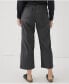 Cotton Classic Woven Twill Drawstring Crop Pant