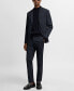 ფოტო #6 პროდუქტის Men's Super Slim Fit Suit Pants