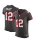 Фото #1 товара Men's Tom Brady Pewter Tampa Bay Buccaneers Alternate Vapor Elite Jersey