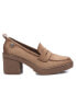 Фото #2 товара Women's Heeled Suede Moccasins By XTI