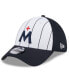 Men's White Minnesota Twins 2024 Batting Practice 39THIRTY Flex Hat Синий, M/L - фото #1