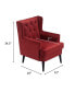 Elle Décor Celeste Tufted Velvet Accent Chair