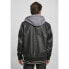 Фото #7 товара URBAN CLASSICS Hooded Jacket Fleece Fake Leather