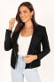 ფოტო #3 პროდუქტის Women's Spencer Faux Suede Moto Jacket