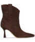 Фото #2 товара Women's Moe Pointed-Toe Pull-On Western Boots