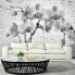 Фото #2 товара Fototapete Orchid in Shades of Gray