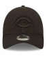 Фото #3 товара Men's Cincinnati Reds Black on Black Core Classic 2.0 9TWENTY Adjustable Hat