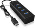 USB-концентратор USB Icy Box 4x USB-A 3.0 (IB-HUB1409-C3)