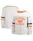 Women's Oatmeal Distressed Clemson Tigers All Class Lena Long Sleeve T-shirt