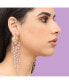 Фото #2 товара Women's Silver Dangling Drop Earrings