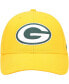 Фото #3 товара Boys Gold Green Bay Packers Basic Secondary MVP Adjustable Hat