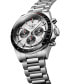 ფოტო #1 პროდუქტის Men's Swiss Automatic Chronograph Conquest Stainless Steel Bracelet Watch 42mm