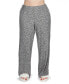 ფოტო #3 პროდუქტის Petite Hacci Wide Leg Soft Lightweight Lounge Pants