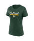 Women's Green, Gold Oakland Athletics Fan T-shirt Combo Set