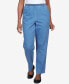 ფოტო #1 პროდუქტის Elastic Waist Short Length Denim Pant