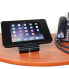Фото #9 товара Secure Tablet Stand - Desk or Wall-Mountable - 24.6 cm (9.7") - 9.7" iPad - Black - Steel - 1.3 cm - Key