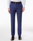 Фото #1 товара Calvin Klein 159826 Men's Blue Check Extra Slim Fit Dress Pants Sz. 38 X 30