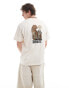 Dickies seeley lake back print t-shirt in off white