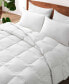 Medium Weight Extra Soft Goose Feather Fiber Comforter, Twin