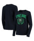 Фото #1 товара Women's Navy Notre Dame Fighting Irish University Laurels Long Sleeve T-shirt