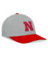 Фото #2 товара Men's Gray/Red Nebraska Huskers Mick Flex Hat