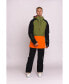 ფოტო #3 პროდუქტის Men's Snow Park Overhead Jacket - Orange & Khaki