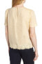 Фото #2 товара Nordstrom Signature 153388 Women's Embroidered Eyelet Top Yellow Sz. Small