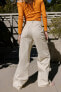 Фото #5 товара Широкие брюки с высокой посадкой ZARA