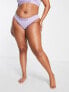 Фото #4 товара Calvin Klein Plus Size Reimagined Heritage bikini style brief in lilac